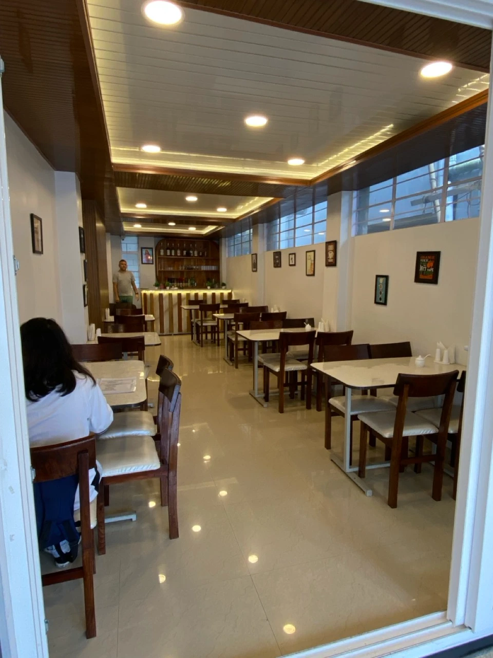 The shared lounge inside The Urban Rest Cafe & Restaurant